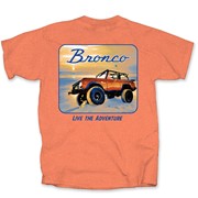 Joe Blow Vintage Ford Bronco Beach Off Road American Made Vehicle Graphic Shirt - M Regular