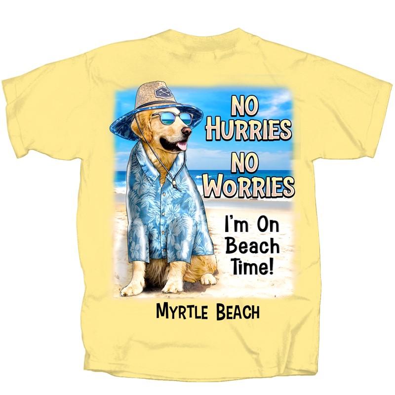 NO HURRIES NO WORRIES DOG DRNHW-Y-ADL