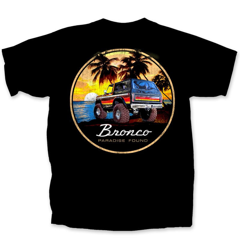 Ford Bronco Coral T-Shirt – Bronco by Ford Beach Scene