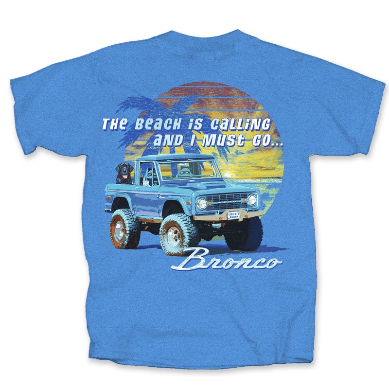 Ford Bronco Beach Vintage Tee