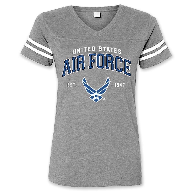 AIR FORCE LADIES VINTAGE WINGS LOGO TAFST-GY2-LVN