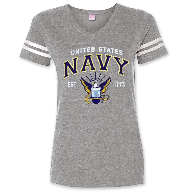 NAVY LADIES VINTAGE EAGLE LOGO TANST-GY2-LVN